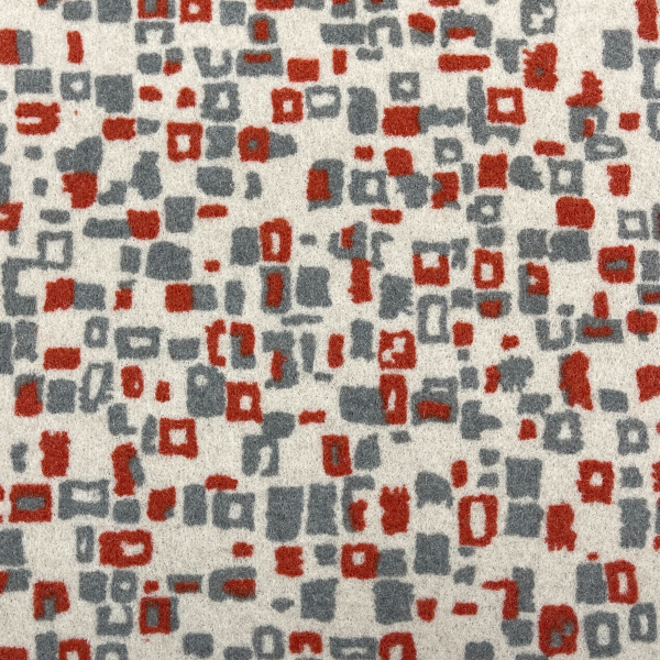 10 2737 TTH Tapiflow Pop 3 Oranje Grijs WT 50×50 Cm Tapijttegel