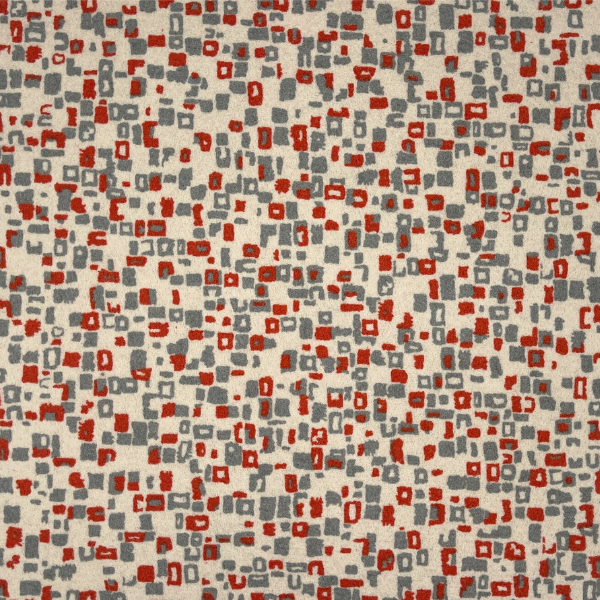 10 2737 TTH Tapiflow Pop 3 Oranje Grijs WT 50×50 Cm Tapijttegel