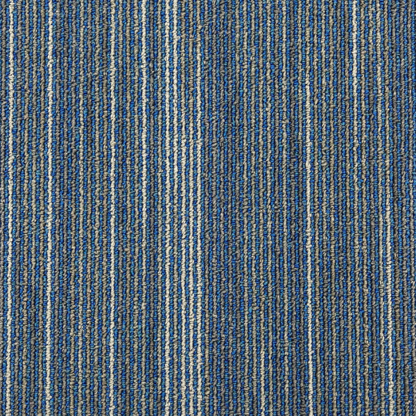 10 2841 Desso Libra Lines 8431 Blauw WT 50×50 Cm Tapijttegel