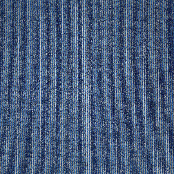 10 2841 Desso Libra Lines 8431 Blauw WT 50×50 Cm Tapijttegel