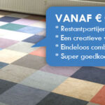 Zeer goedkope Boogie Woogie pallet 100 m2 in verschillende kleuren