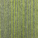 10-2985 - Desso Essence Stripe 7003 lime groen WT 50x50 cm tapijttegel tapijttegel