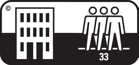 Klasse 33: Zwaar project gebruik, vloer is geschikt voor (bank)kantoren, hotellobby’s, openbare kantoren en restaurants.